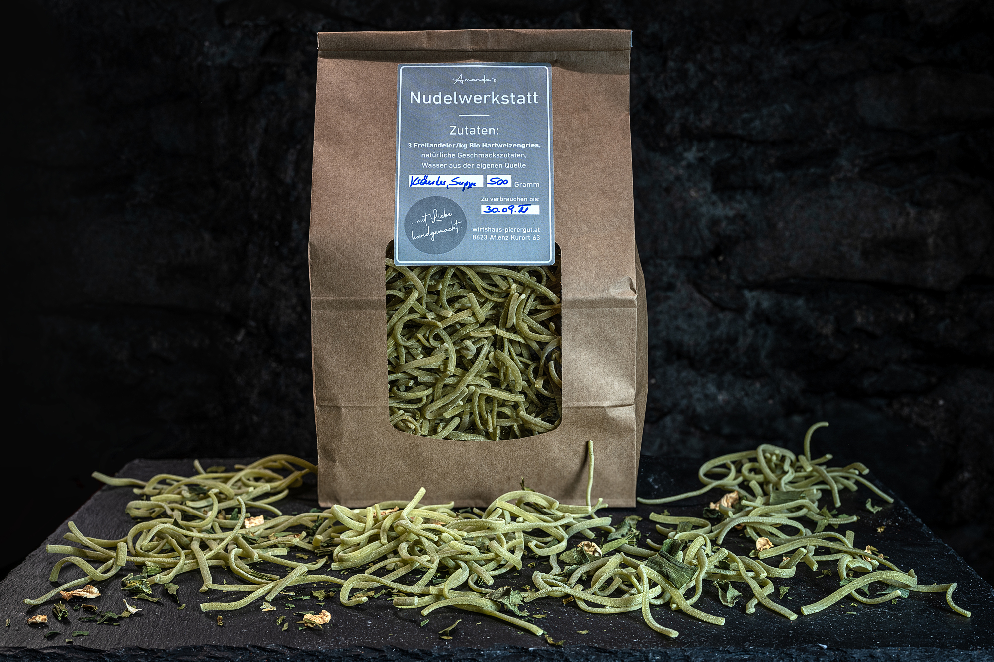kräuter suppennudeln 500g € 5,50